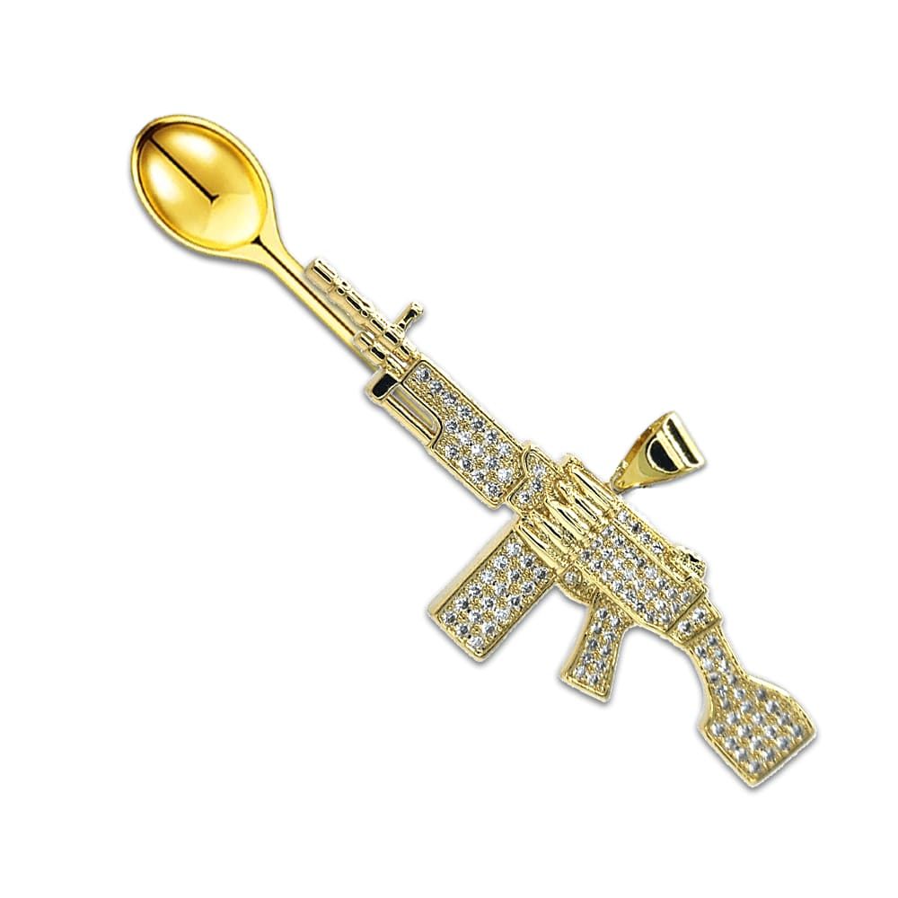 Diamond "Chainsaw" M249 Premium Spoon Pendant - Mad Kandi