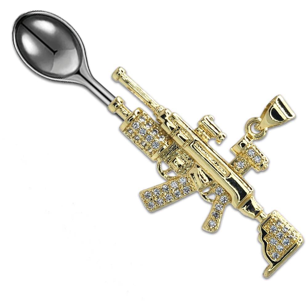 Diamond "Grenadier" Spoon Pendant - Mad Kandi