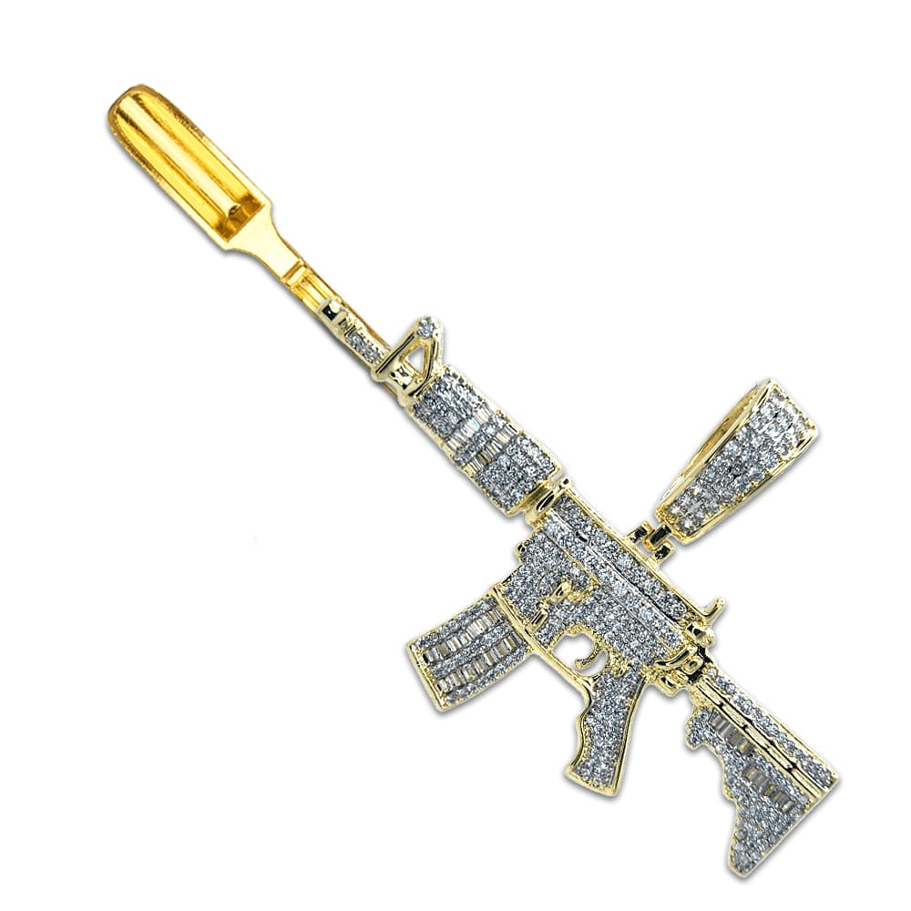 Diamond Zircon "Five5six" M4A1 Premium Spoon Pendant - Mad Kandi