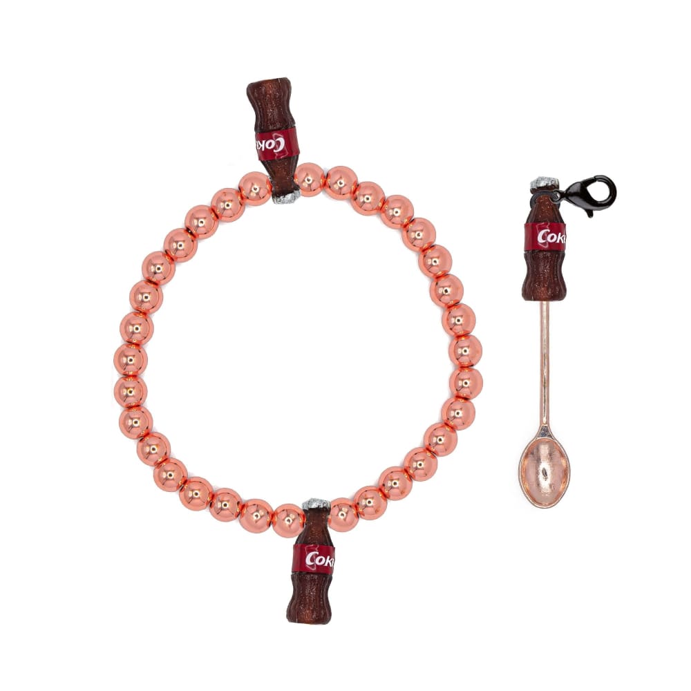 Rose Gold Metal Coke Cola Spoon Bracelet - Mad Kandi