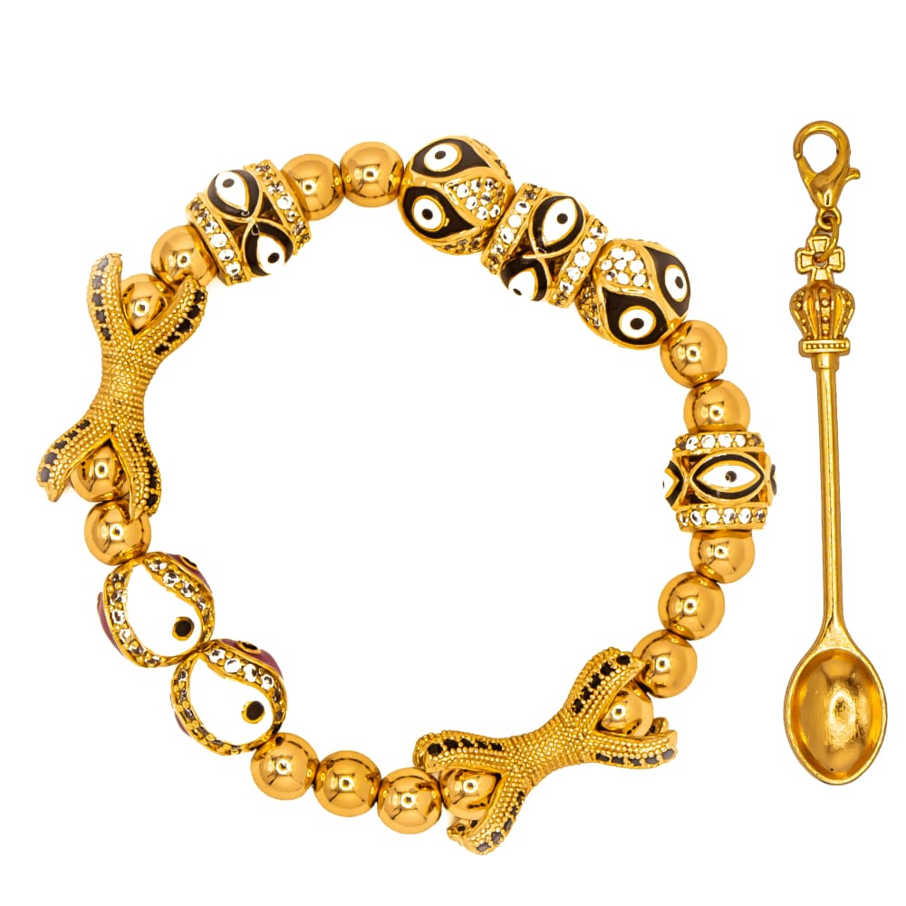 18K Gold-Plated Metal Hyperspace Spoon Bracelet - Mad Kandi