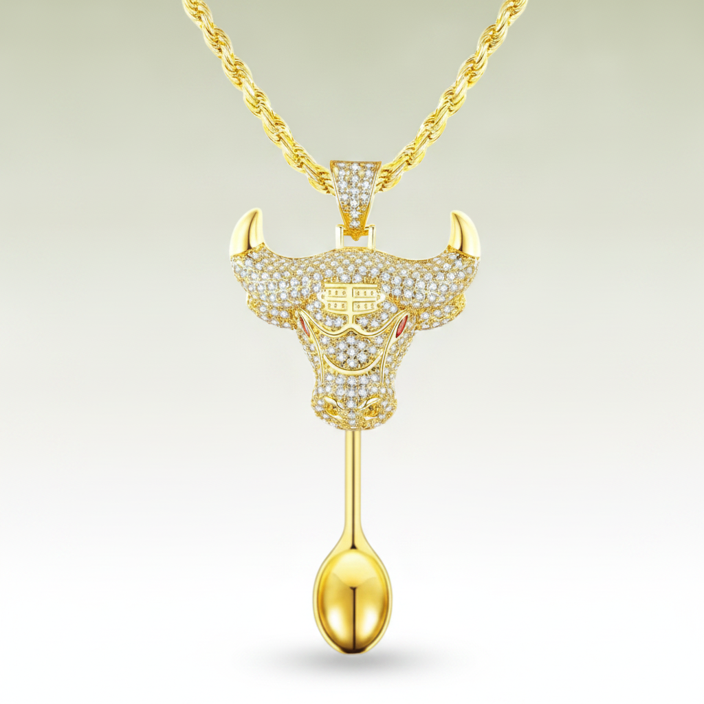 Bull Market Spoon Pendant - Hero