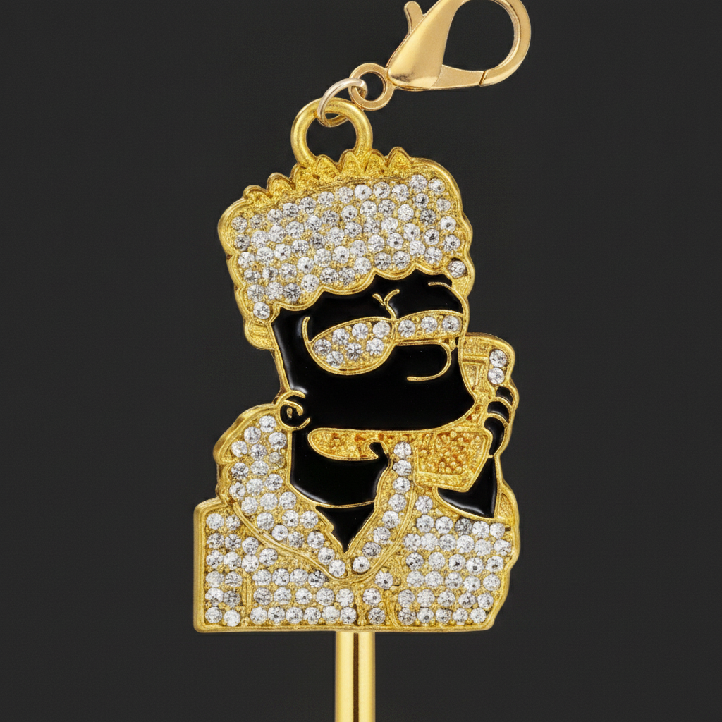 Cash Kid Spoon Pendant - Closeup