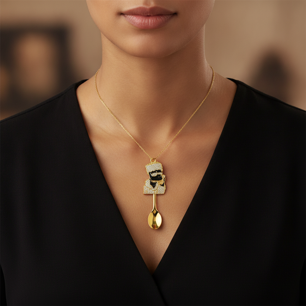 Cash Kid Spoon Pendant - Lifestyle