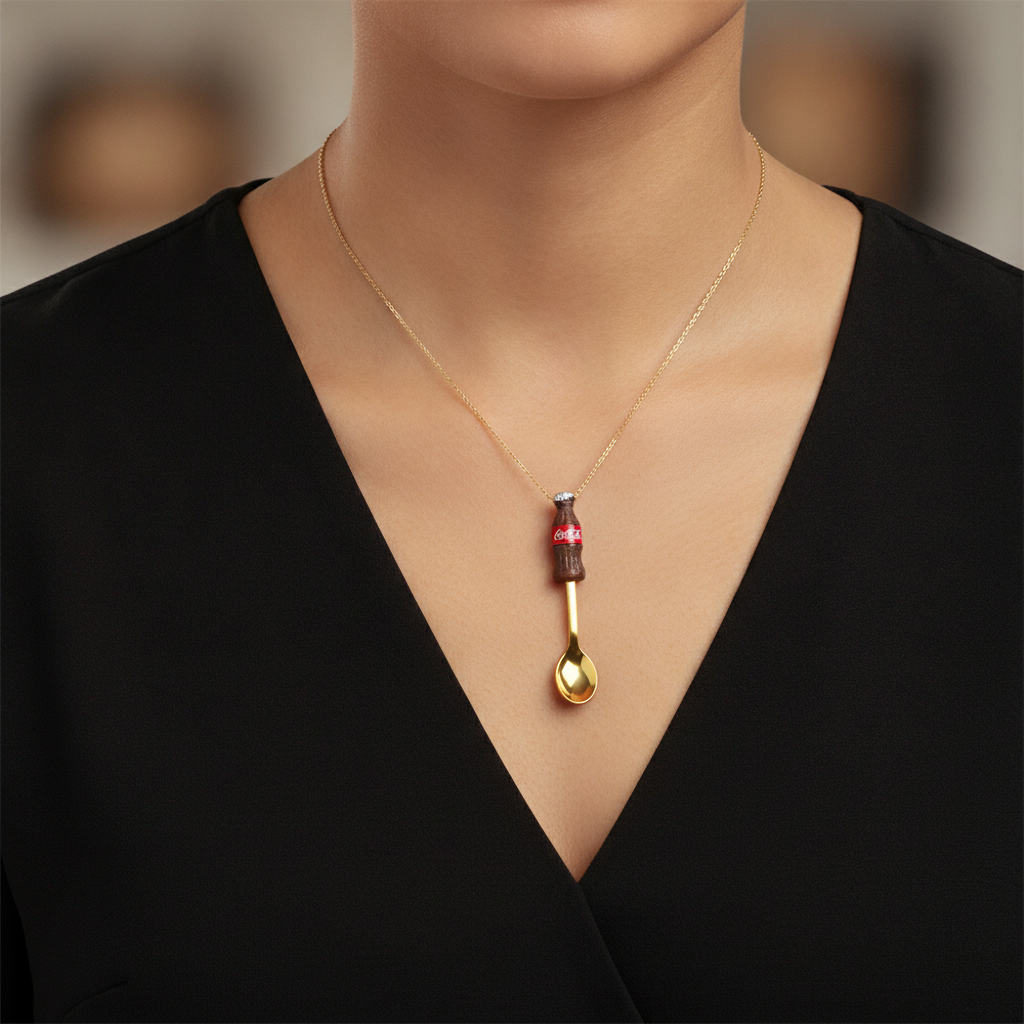 Coke Mini Spoon Pendant - Lifestyle