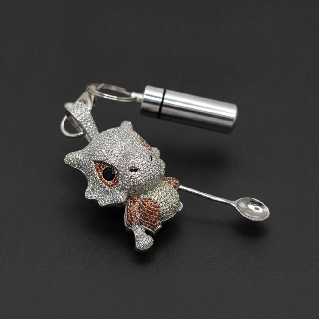 Ground-Type Premium Spoon Pendant - Closeup