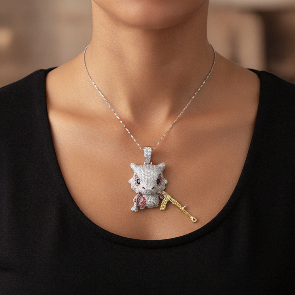 Bonez Gunslinger Spoon Pendant - Lifestyle
