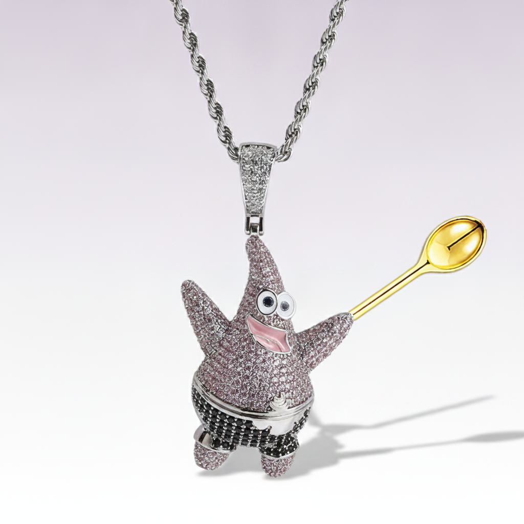 Carefree Starfish Spoon Pendant - Hero