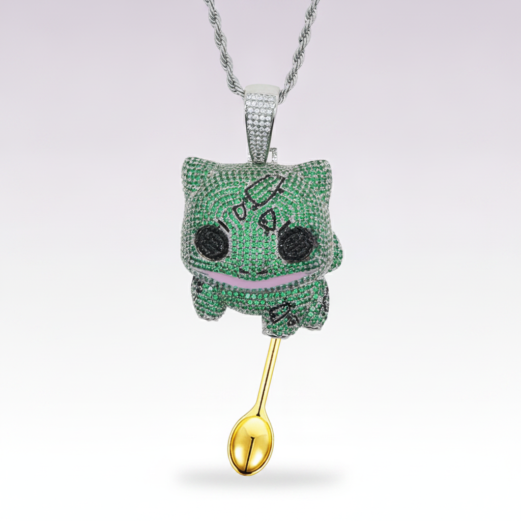 Grass-Type Premium Spoon Pendant - Hero