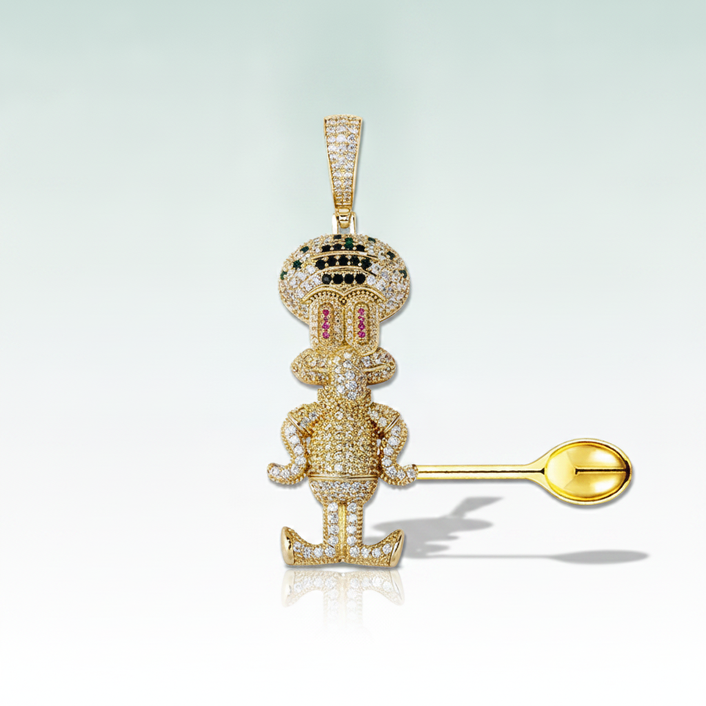 Grumpy Neighbor Spoon Pendant - Hero