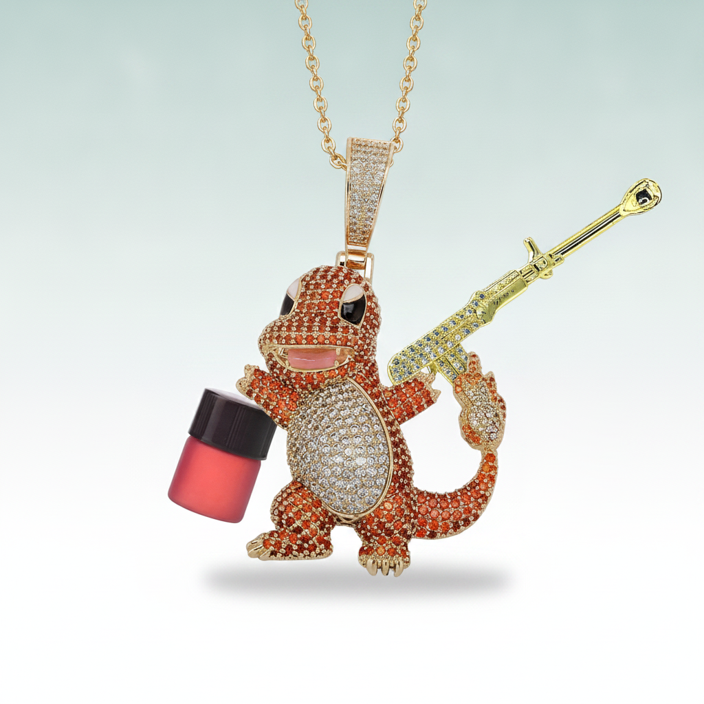 Lead n' Char Gunslinger Spoon Pendant - Hero