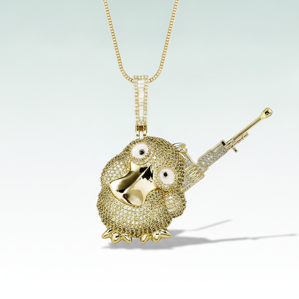 Negligent Discharge Gunslinger Spoon Pendant - Hero