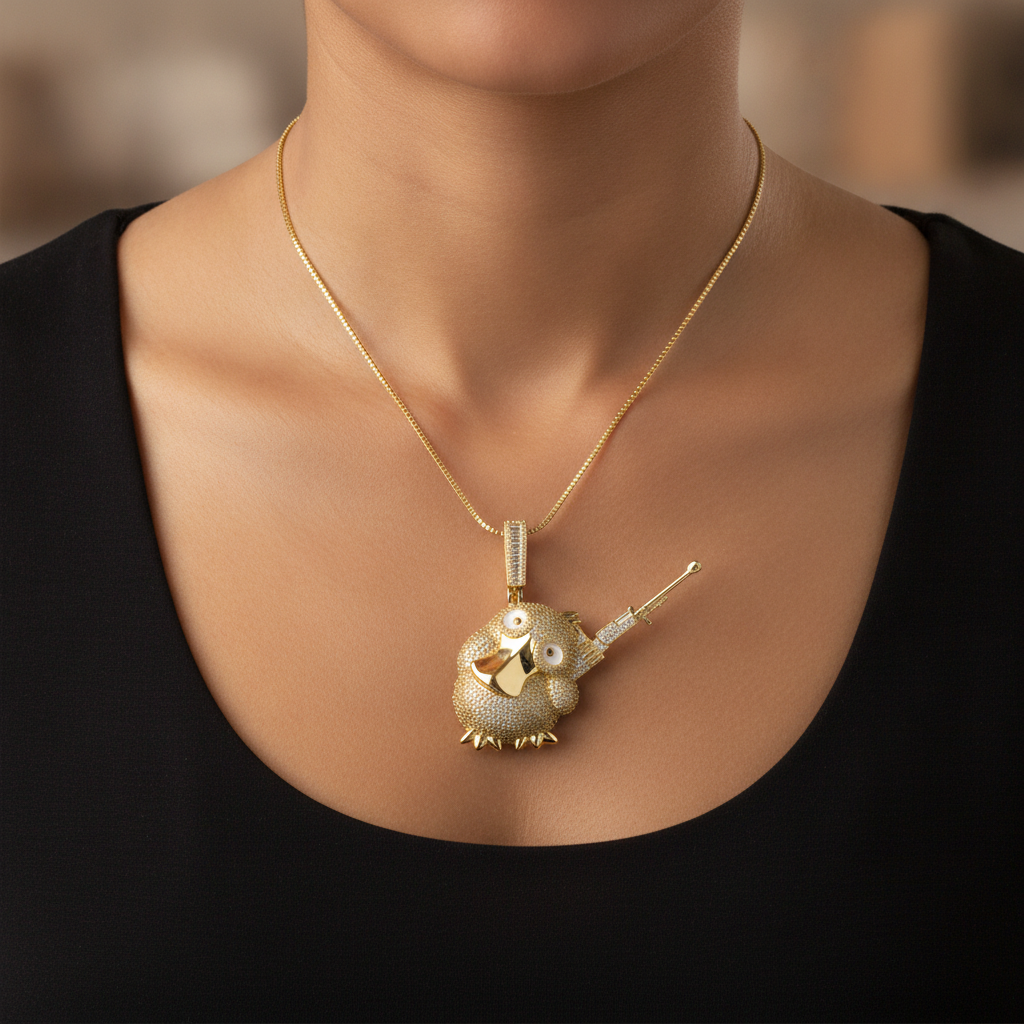 Negligent Discharge Gunslinger Spoon Pendant - Lifestyle