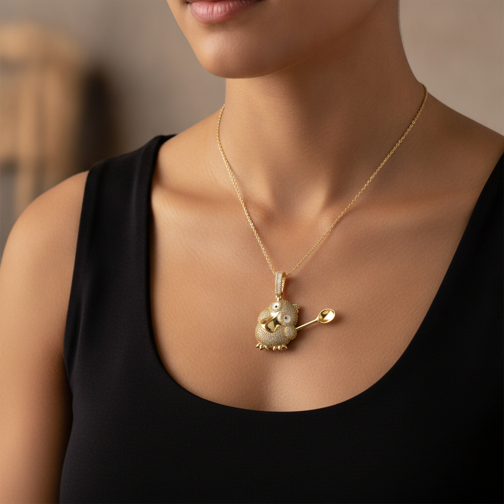 Psychic-Type Premium Spoon Pendant - Lifestyle