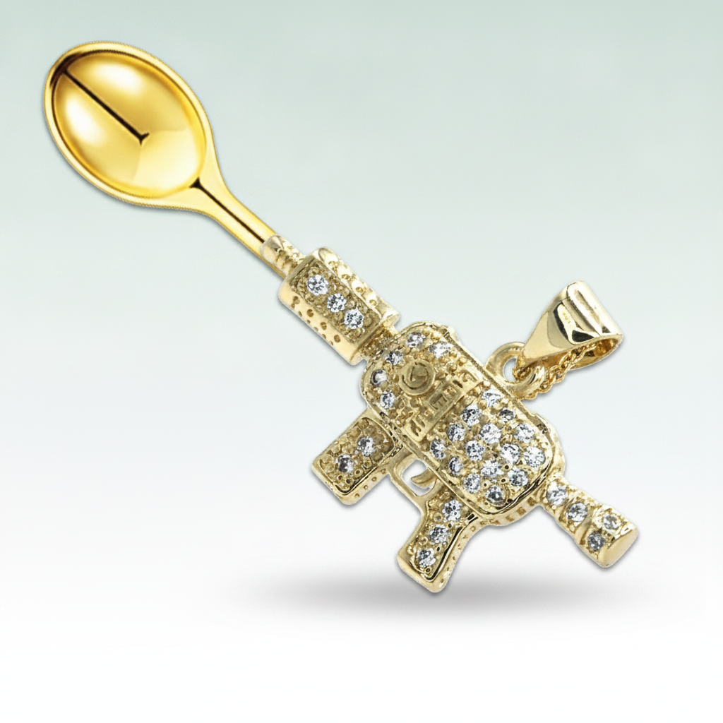 Stubby SMG Spoon Pendant - Hero
