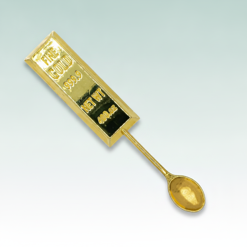 Gold Bar Spoon Pendant - Hero