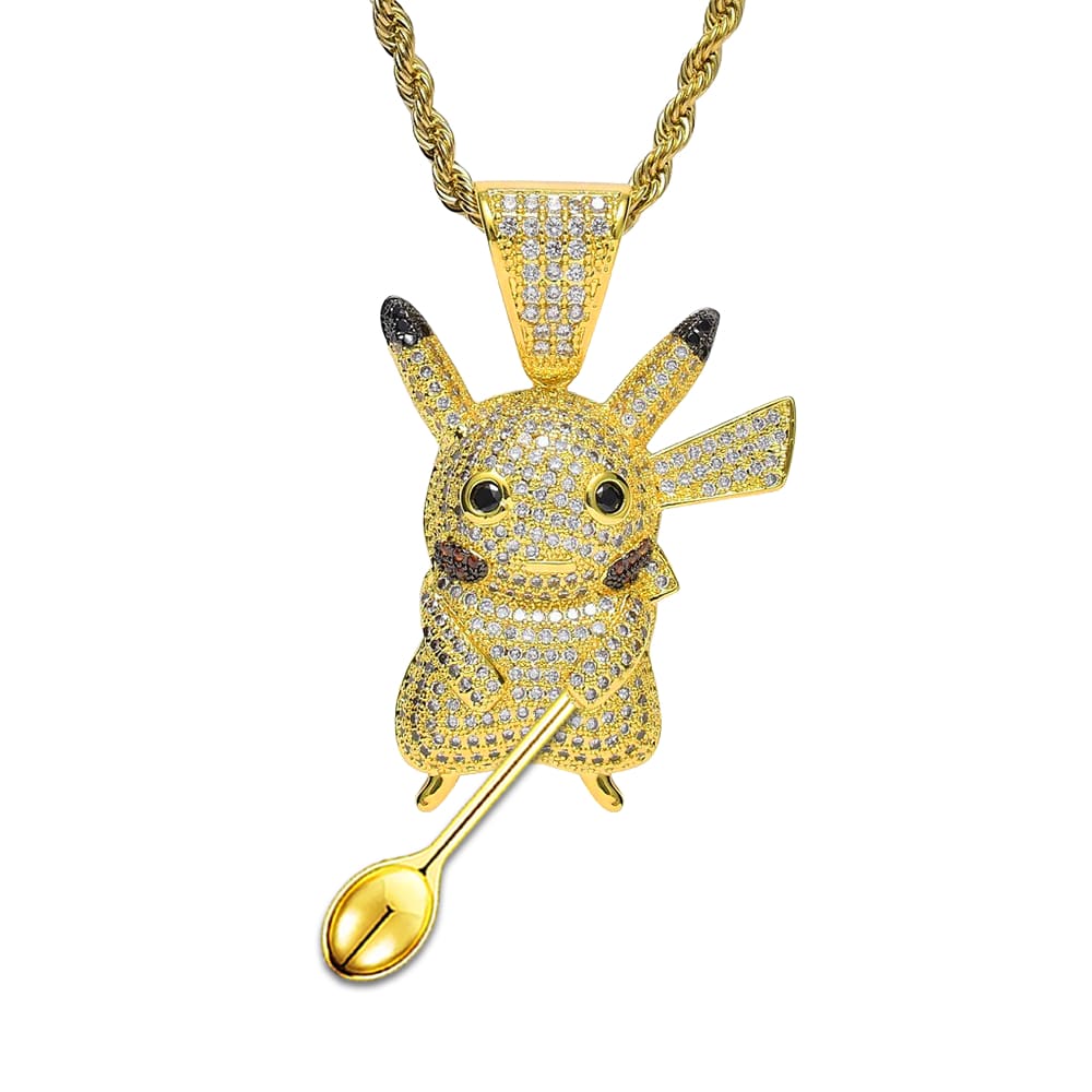 Diamond Electric-Type Premium Spoon Pendant (Limited Edition) Gold