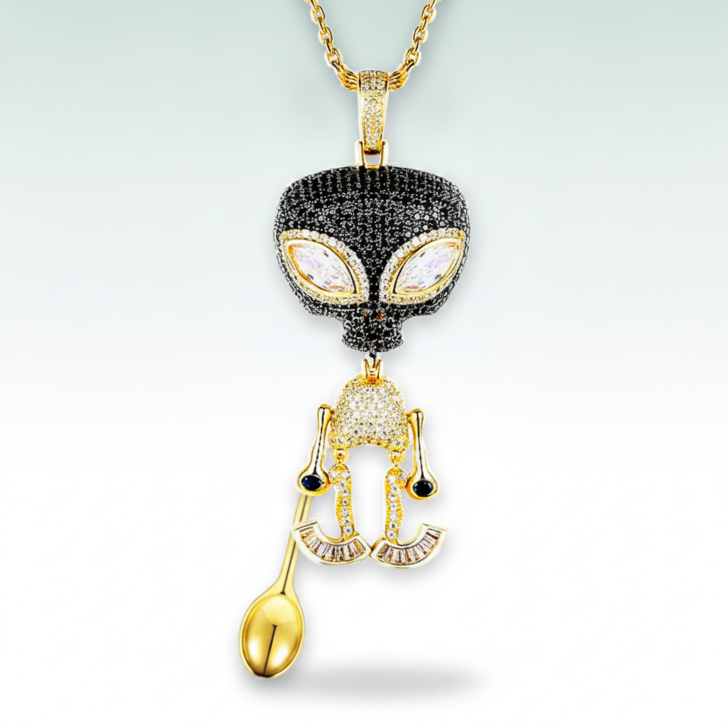 Infected Alien Spoon Pendant - Hero