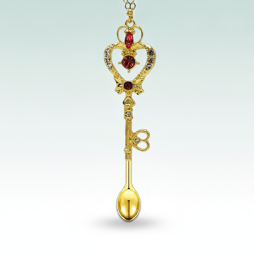 Key of Space and Time Spoon Necklace - Hero