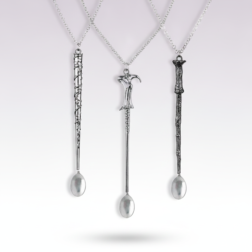 Magic Wand Spoon Pendants - 3 Pack - Hero