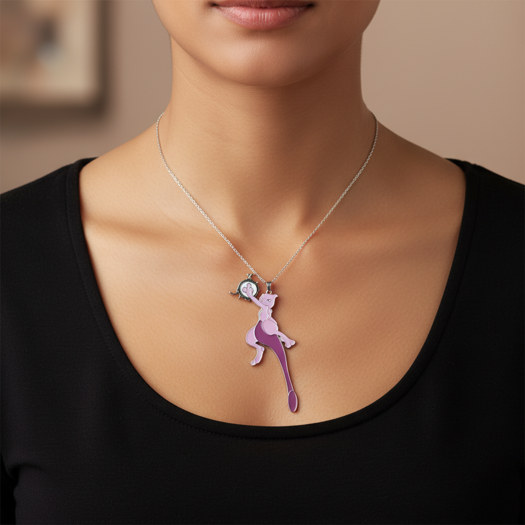 Legendary Cat Spoon Pendant - Lifestyle