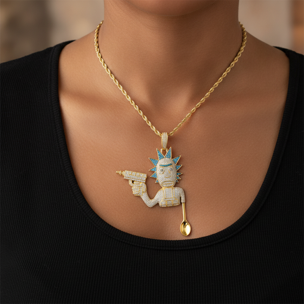 Mad Science Adventure Spoon Pendant - Lifestyle