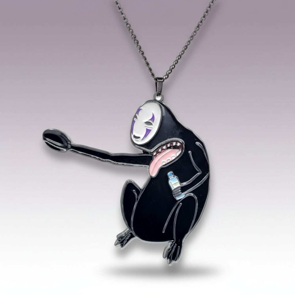 Mask Face Spoon Pendant - Hero