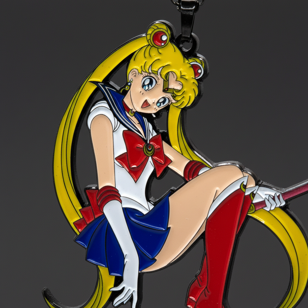 Moon Princess Spoon Pendant - Closeup