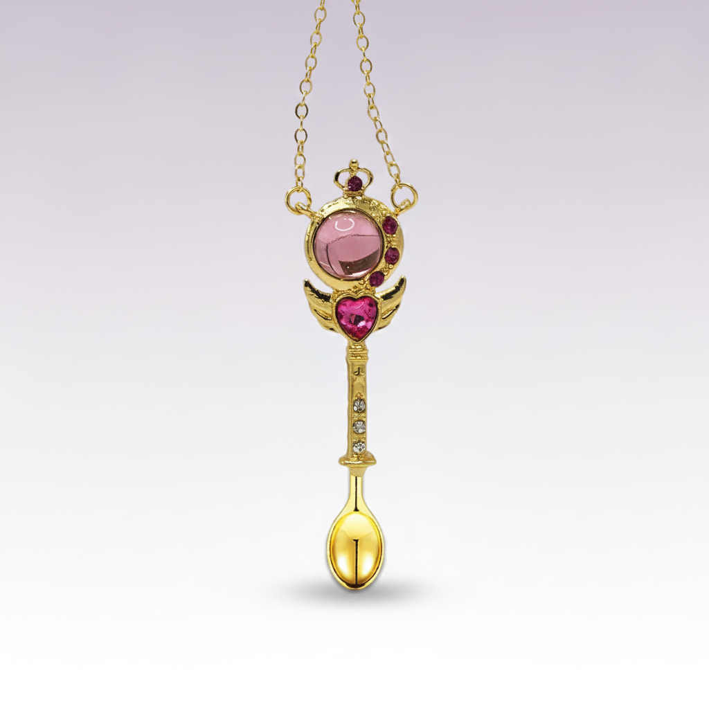 Moon Rod Spoon Necklace - Hero