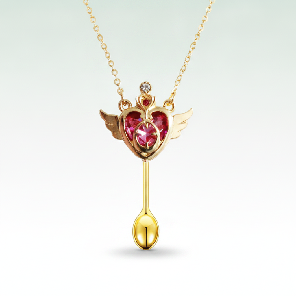 Heart Rod Spoon Necklace - Hero