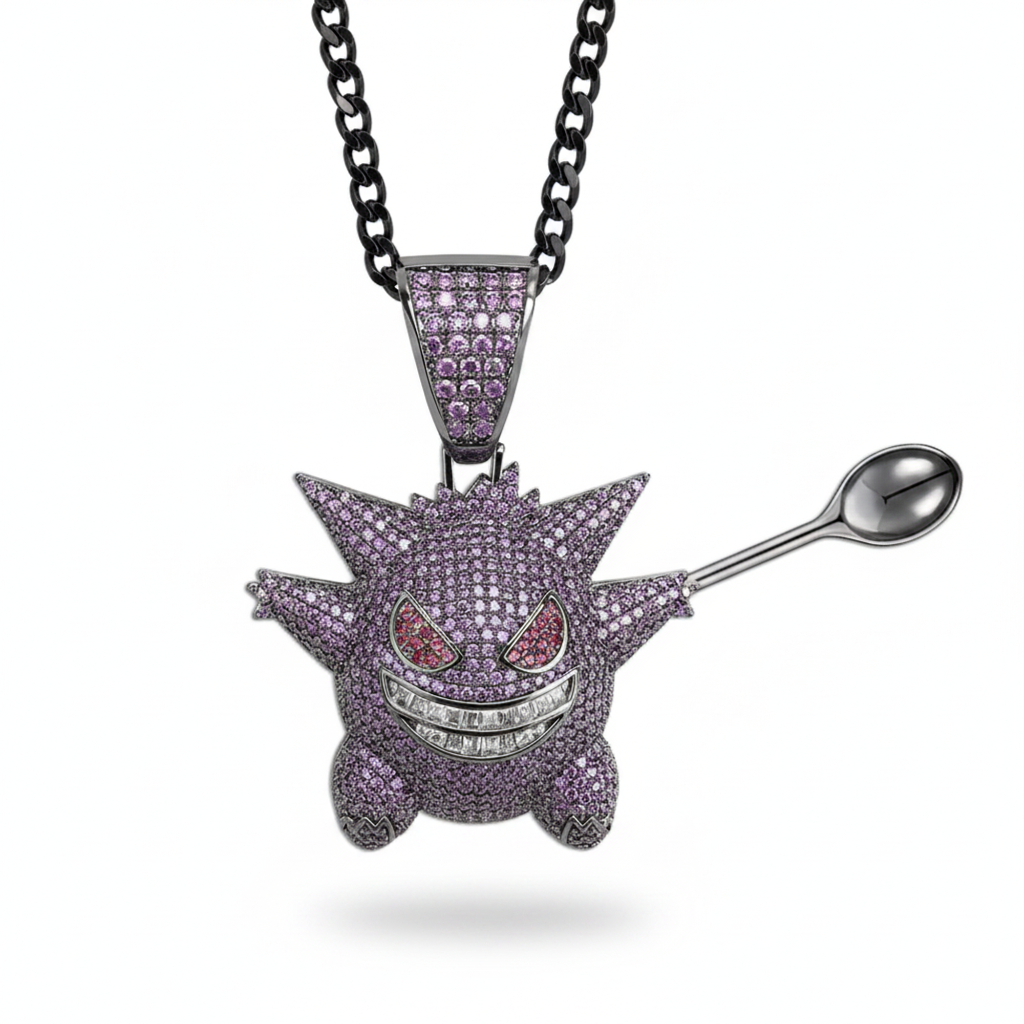 Ghost-Type Premium Spoon Pendant - Hero