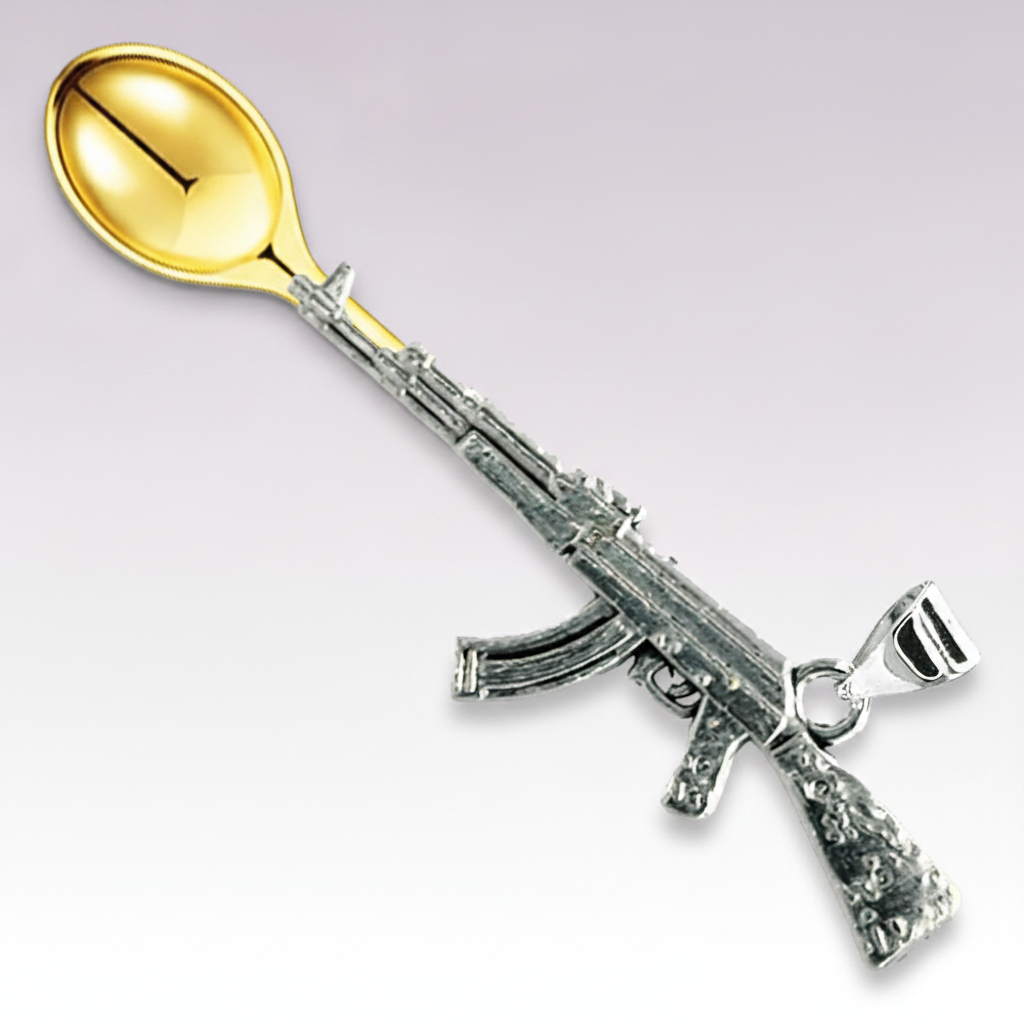 Quicksilver AK47 Spoon Pendant - Hero