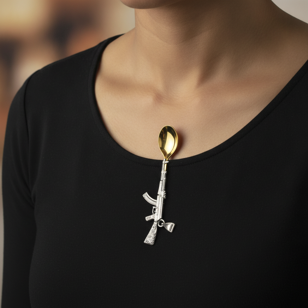 Quicksilver AK47 Spoon Pendant - Lifestyle