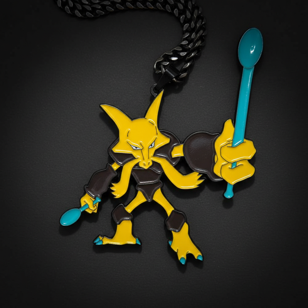 Hypnotist Spoon Pendant - Closeup