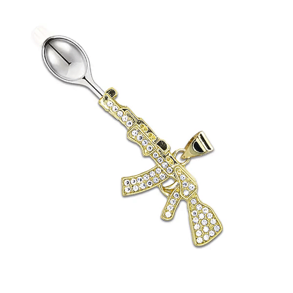 8 Pieces Mini Crown Spoon Necklace, Pocket Snuff Spice Spoon Keychain Small  Spoon | Fruugo AU